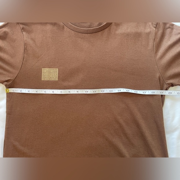 Noize Jones Earth Brown Men's Long Sleeve Vegan Recycled Shirt Men's Medium NWT - Picture 11 of 12